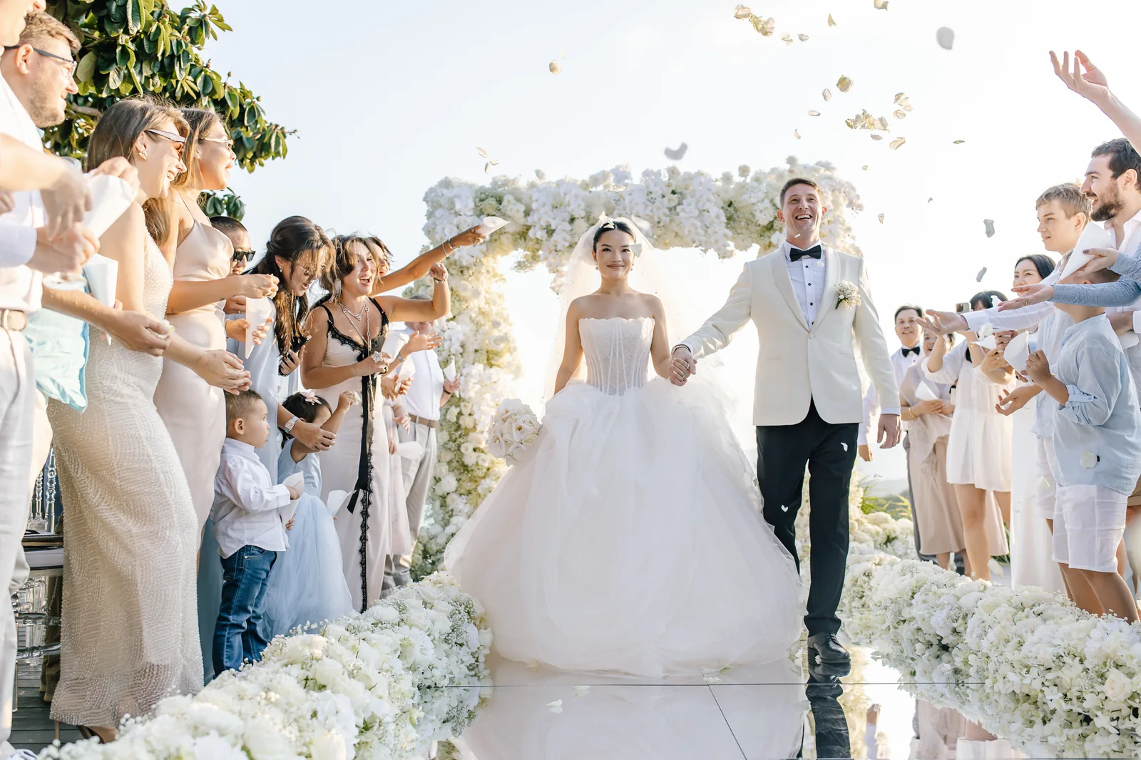 Large destination wedding celebration in Thailand